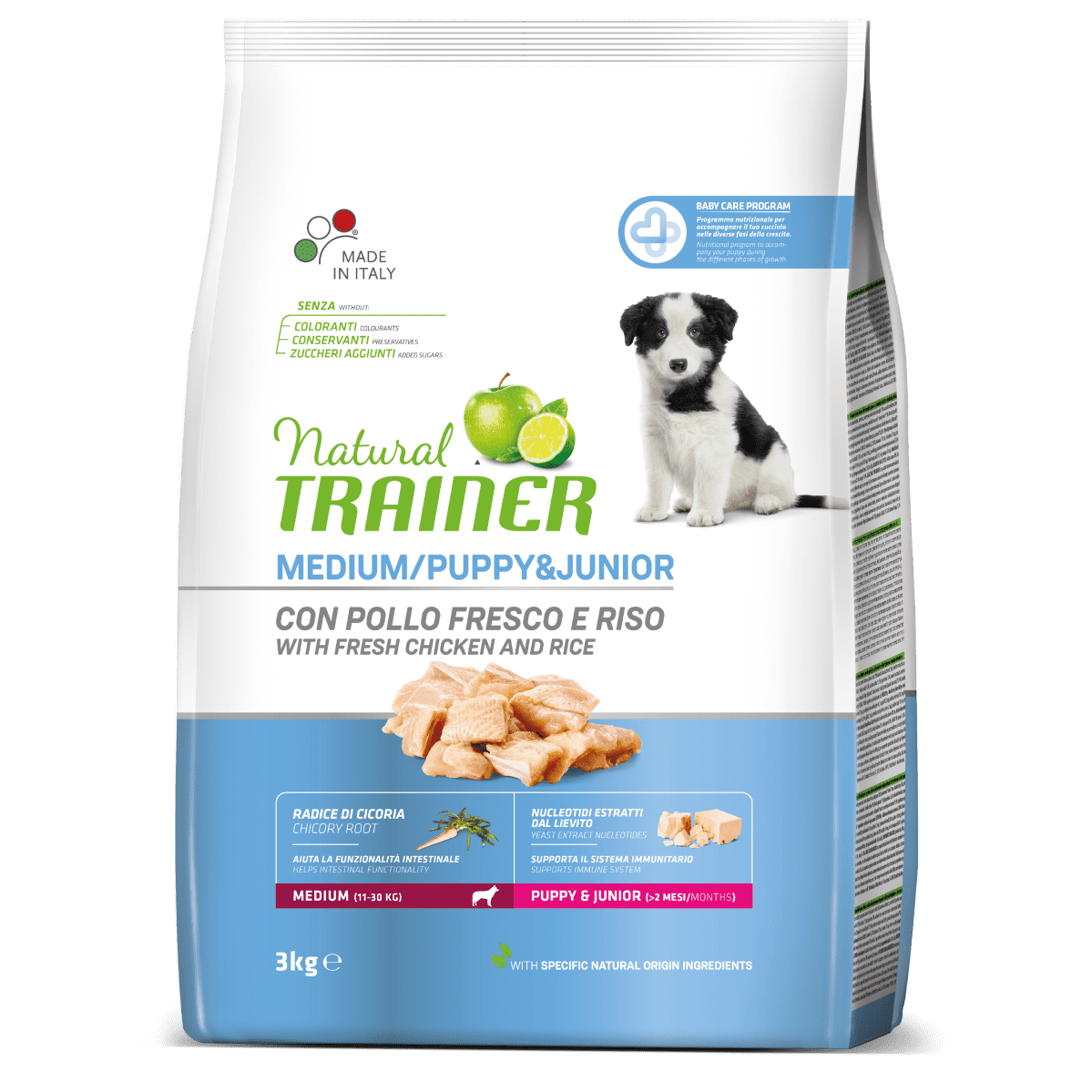 Natural Trainer Puppy Junior Medium con pollo 3 kg Natural Trainer Puppy Junior Medium con pollo 3 kg